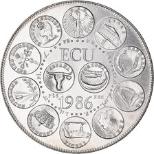 Frankreich, Medaille, Ecu Europa, Marianne, 1986, Rodier, STGL, Kupfer-Nickel