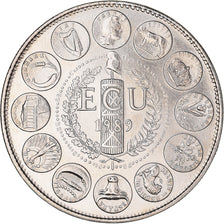 Frankrijk, Medaille, Ecu Europa, Marianne, 1989, Rodier, UNC, Cupro-nikkel