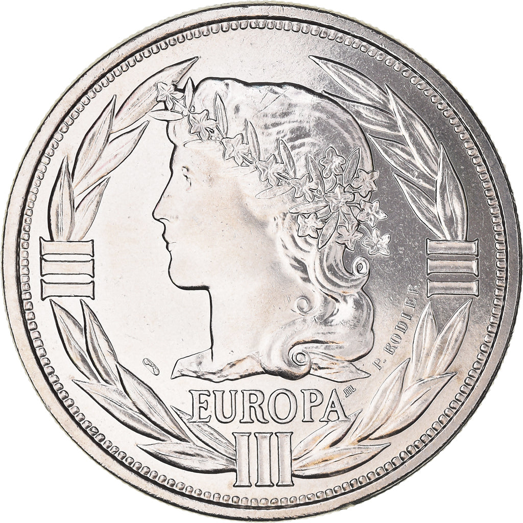 Frankrijk, Medaille, Ecu Europa, Marianne, 1989, Rodier, UNC, Cupro-nikkel