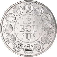 France, Medal, Ecu Europa, Marianne, 1990, Rodier, MS(64), Copper-nickel