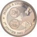 France, Medal, Passage à l'Euro, 2002, 2002, MS(65-70), Copper-nickel