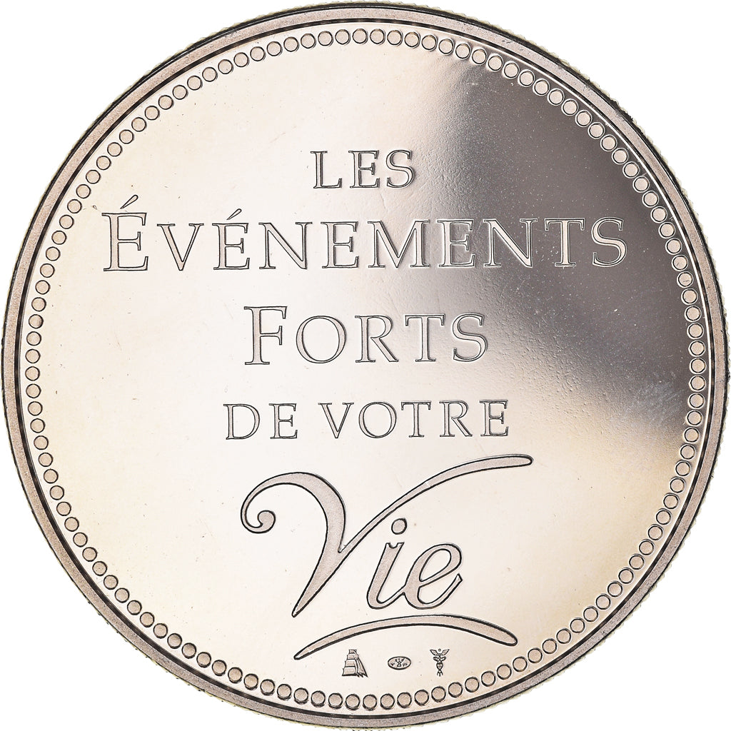 France, Medal, Passage à l'Euro, 2002, 2002, MS(65-70), Copper-nickel