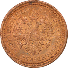 Austria, Franz Joseph I, Kreuzer, 1851, Vienne, SPL, Rame, KM:2185