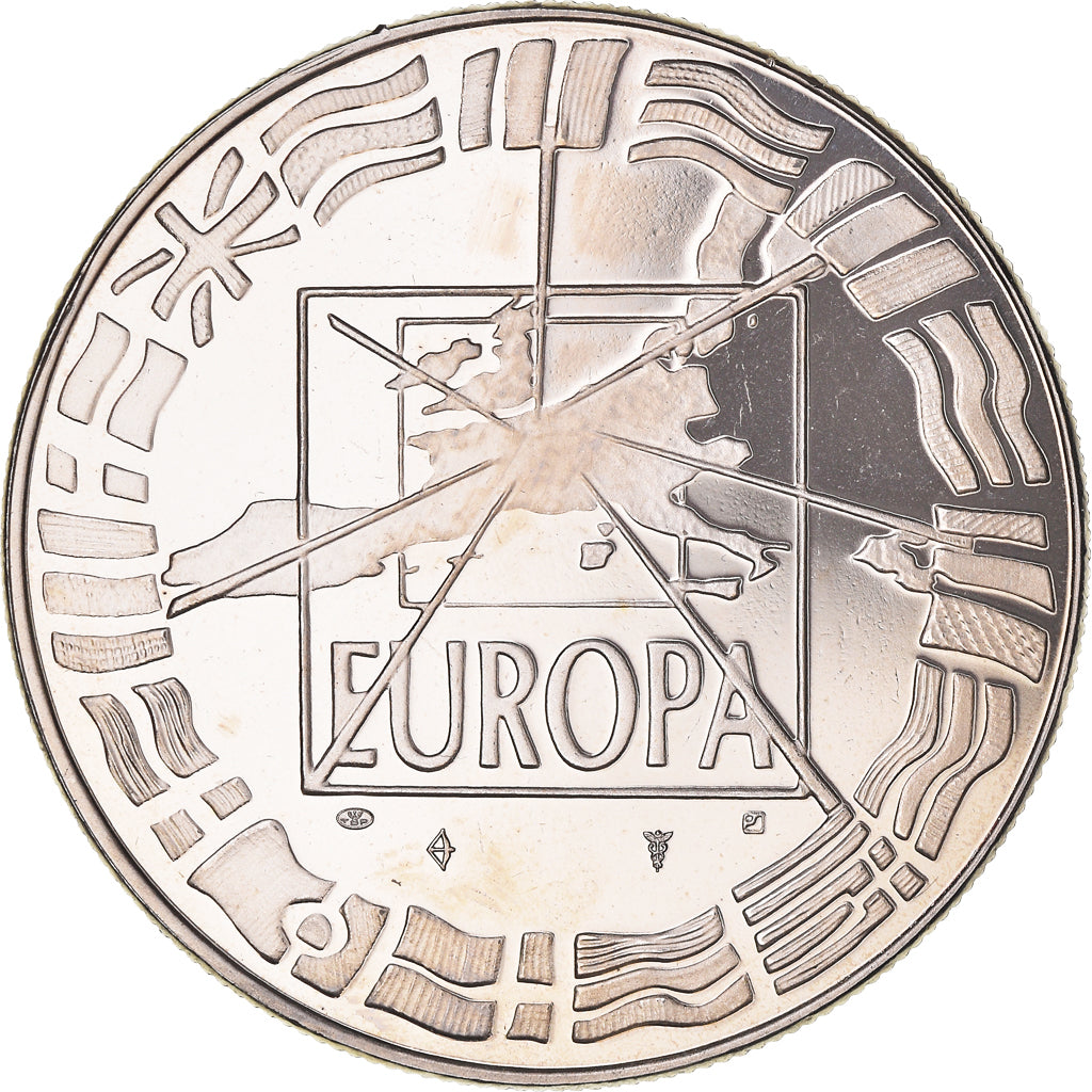 Francia, medalla, Ecu Europa, Politics, 1998, Jimenez, FDC, Cobre - níquel