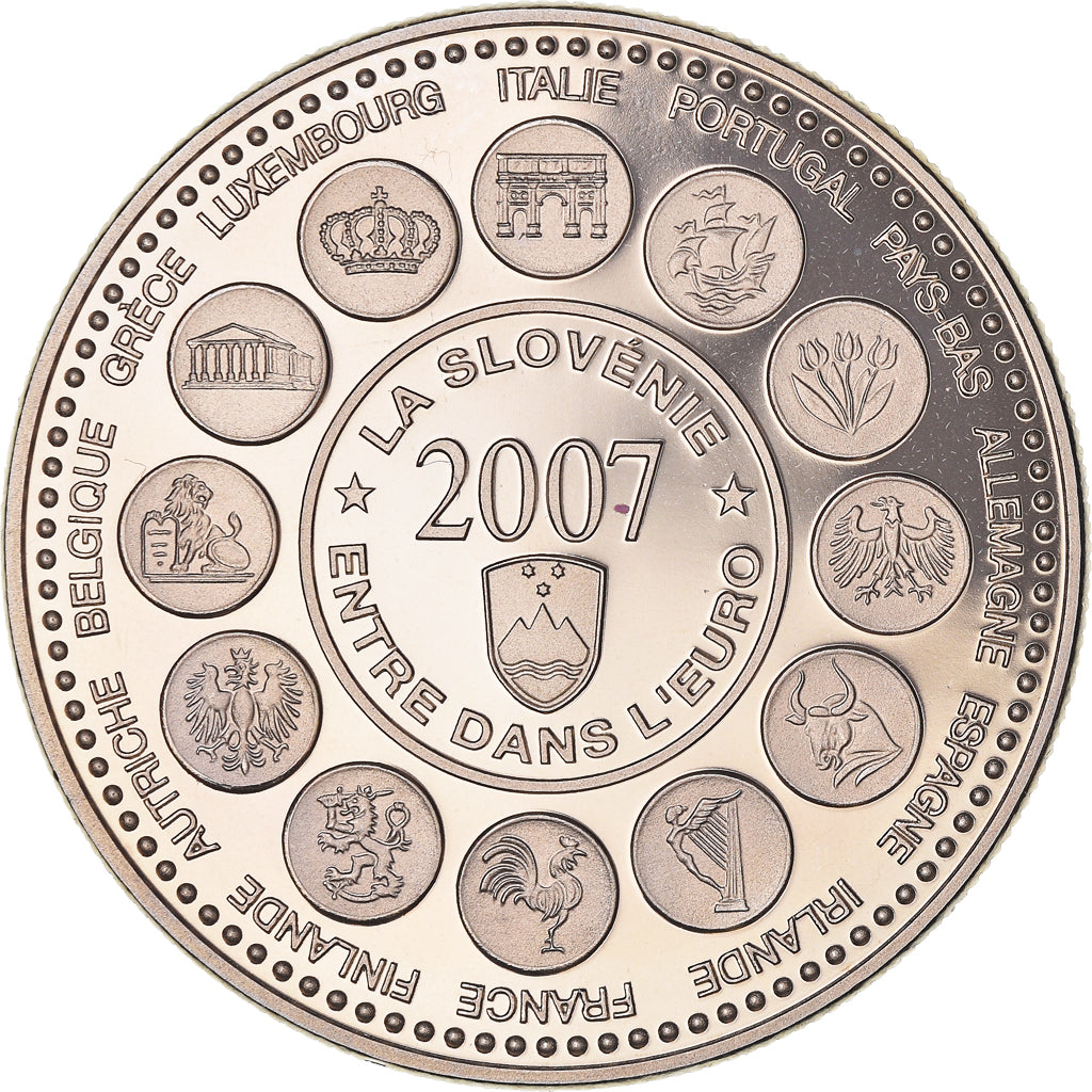 France, Médaille, L'Europe des XXVII, La Slovénie entre dans l'Euro, Politics