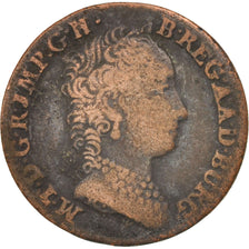 AUSTRIAN NETHERLANDS, Liard, Oord, 1750, Anvers, KM #2, VF(20-25), Copper, 3.27