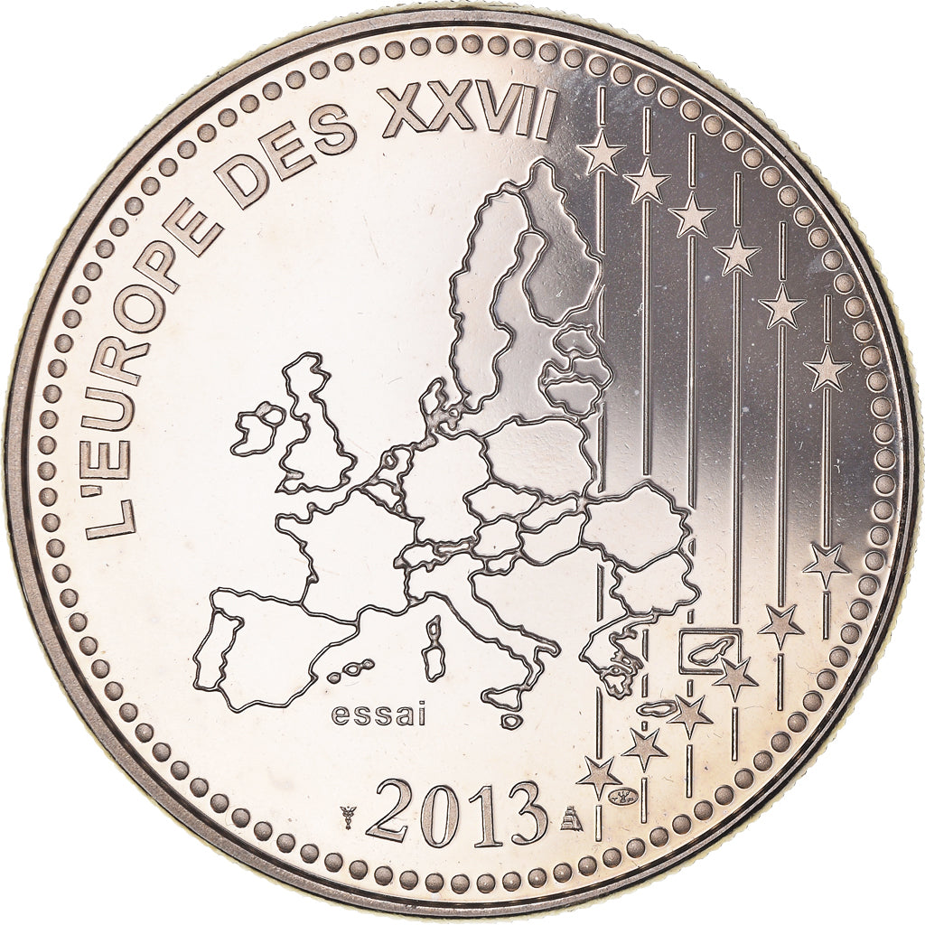Francia, medaglia, L'Europe des XXVII, Veme République, Politics, Society, War
