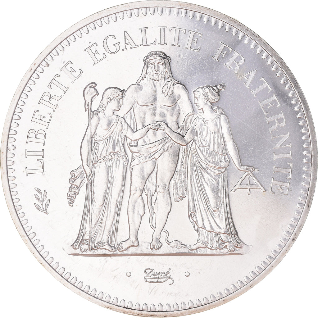 Moneta, Francia, Hercule, 50 Francs, 1974, Paris, FDC, FDC, Argento, KM:941.1