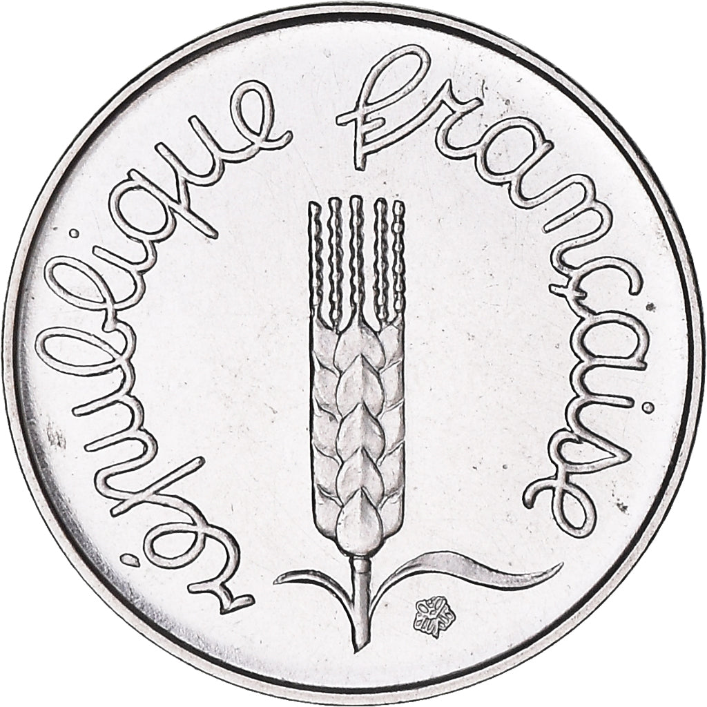 Munten, Frankrijk, Épi, Centime, 1974, Paris, FDC, FDC, Stainless Steel, KM:928