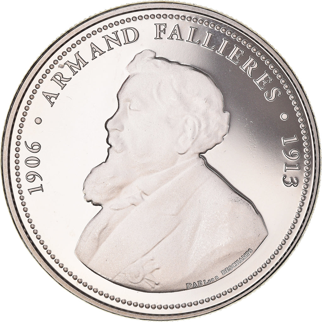 Francja, medal, Les Présidents de la République, Armand Fallières, Polityka
