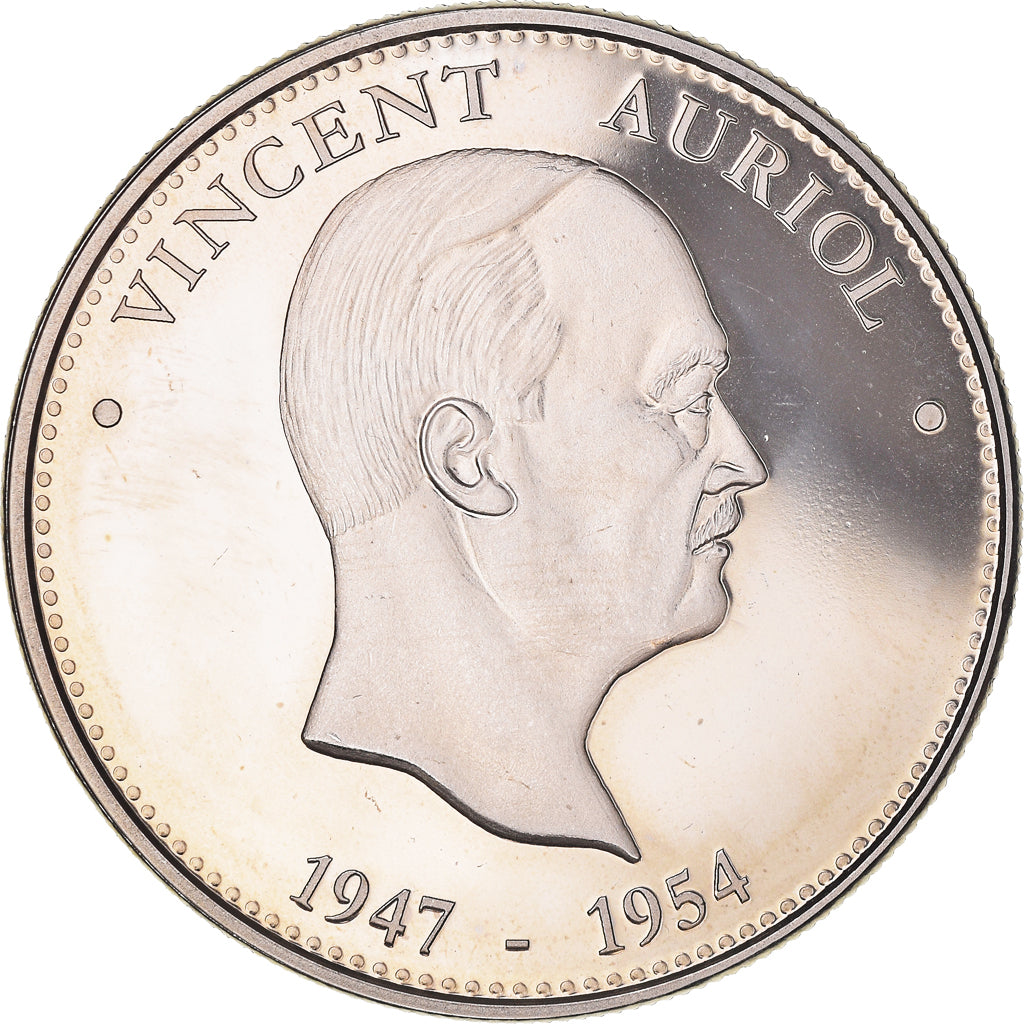 France, Medal, Les Présidents de la République, Vincent Auriol, MS(64)