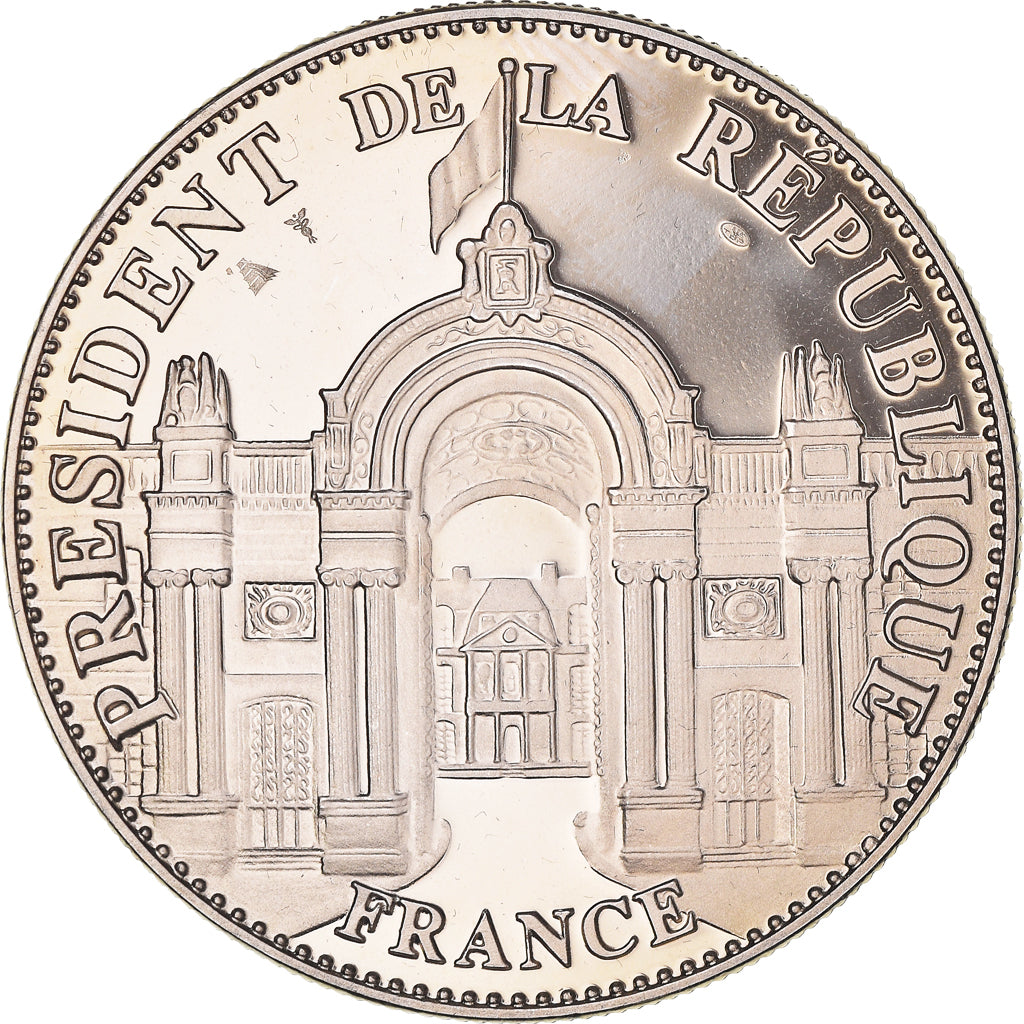 Francia, medalla, Ve République, Valery Giscard d'Estaing, FDC, Cobre - níquel