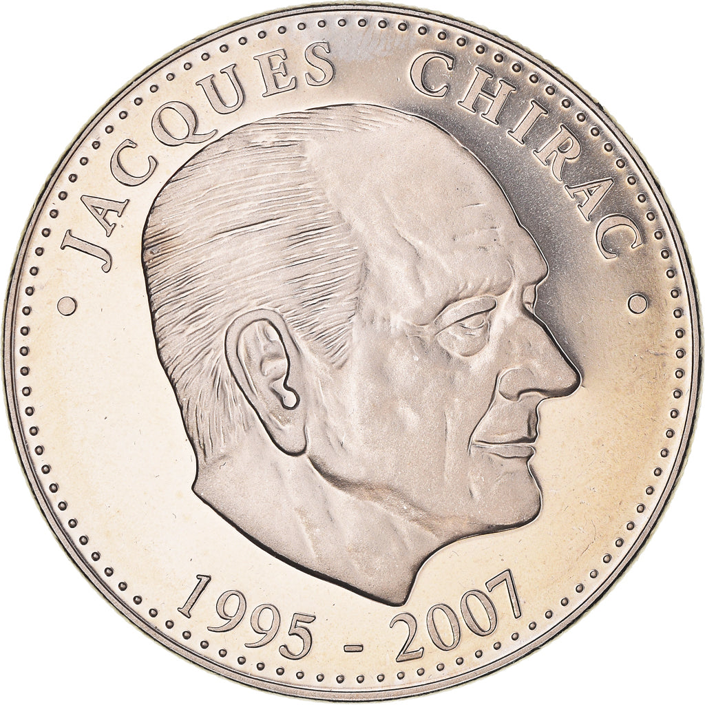 Frankreich, Medaille, Les Présidents de la République, Jacques Chirac