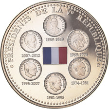 Frankrijk, Medaille, Les Présidents de la Vème République, FDC, Cupro-nikkel