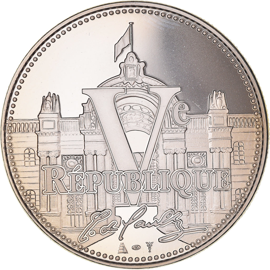 Frankrijk, Medaille, Vème République, Président De Gaulle, FDC, Cupro-nikkel