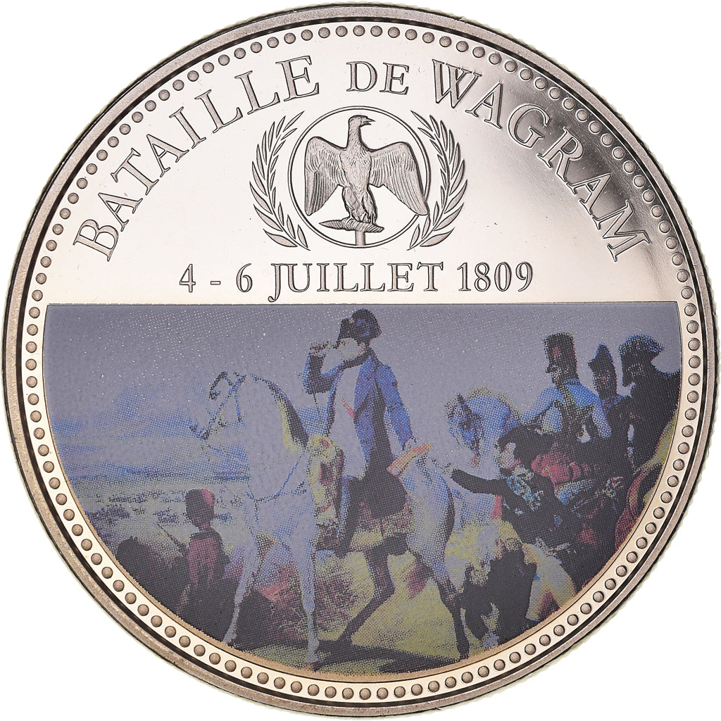 France, Medal, Napoléon Ier, Bataille de Wagram (1809), History, MS(65-70)