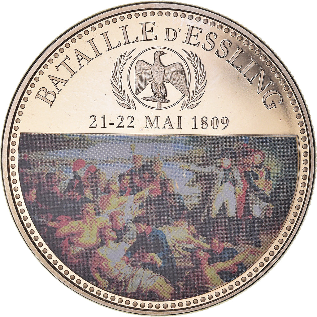 France, Medal, Napoléon Ier, Bataille d'Essling (1809), MS(65-70)