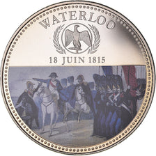 France, Medal, Napoléon Ier, Bataille de Waterloo (1815), History, MS(65-70)