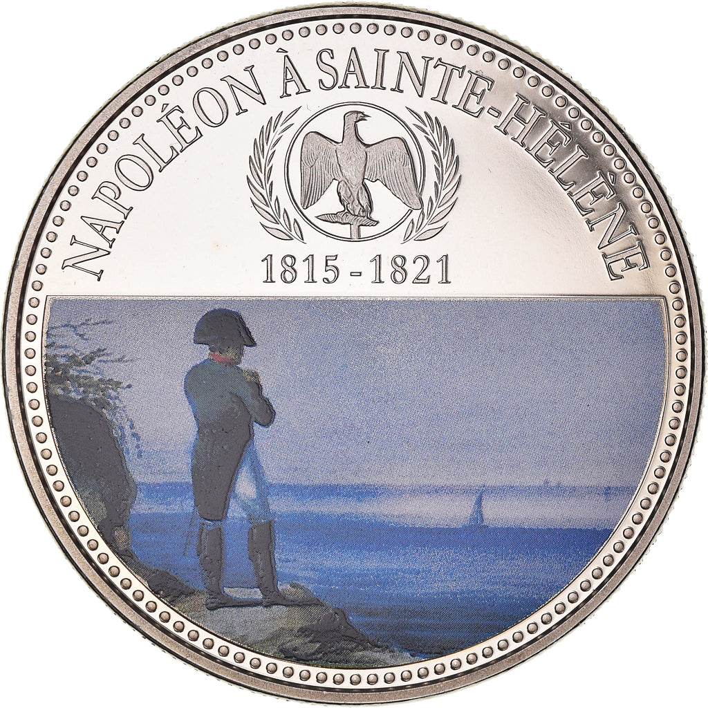 France, Médaille, Napoléon Ier à Saint Hélène, FDC, Cupro-nickel