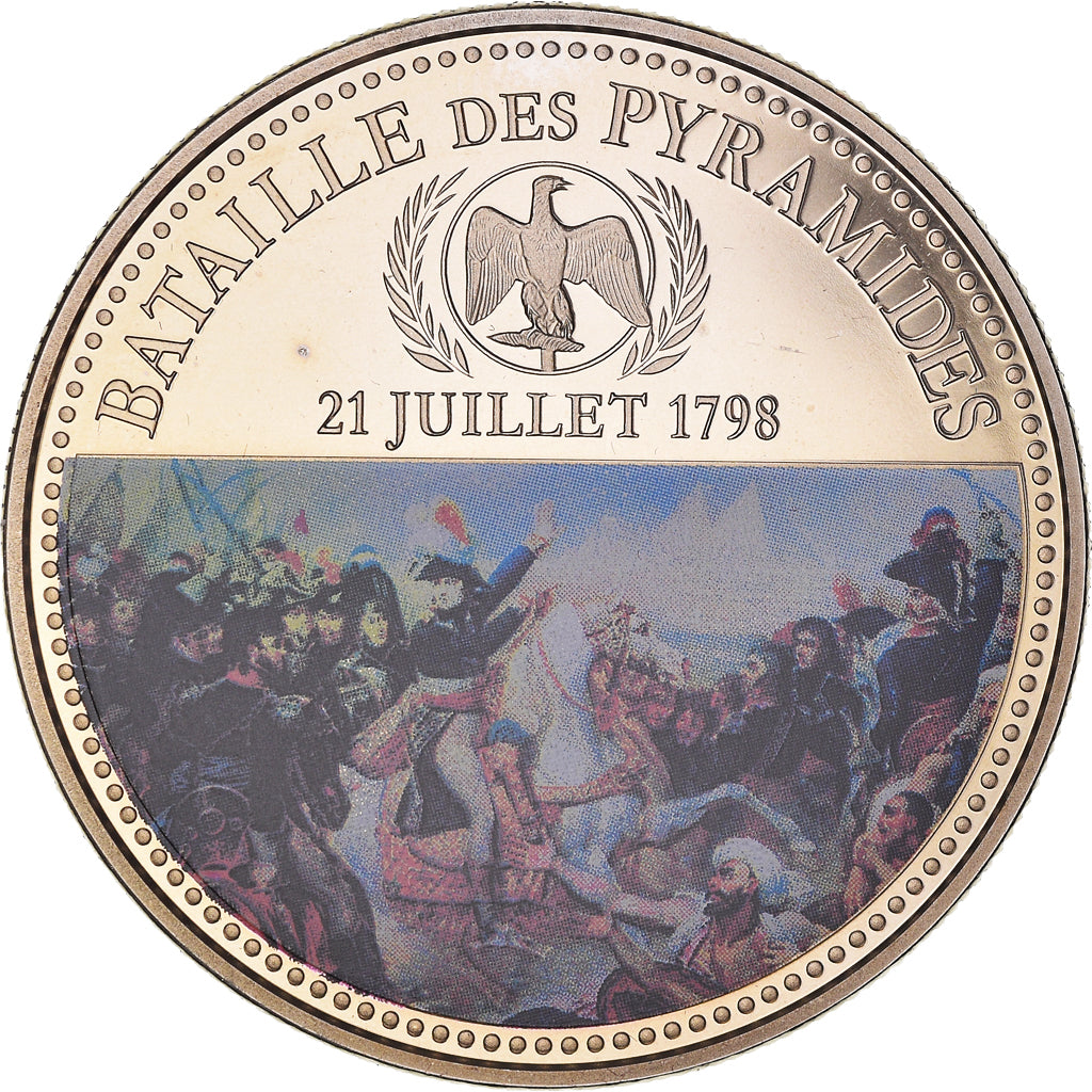 France, Medal, Napoléon Bonaparte, Bataille des Pyramides(1798), MS(65-70)