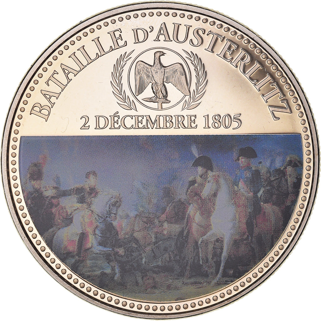 France, Medal, Napoléon Ier, Bataille d'Austerlitz (1805), History, MS(65-70)