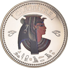 Egipto, medalla, Trésors d'Egypte, Cléopâtre, FDC, Cobre - níquel