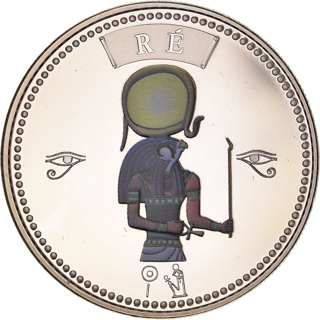 Egipt, medal, Trésors d'Egypte, Ré, MS(65-70), Miedź-Nikiel