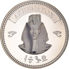 Égypte, Médaille, Trésors d'Egypte, Akhenaton, FDC, Cupro-nickel