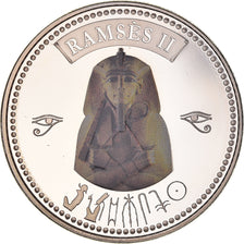 Égypte, Médaille, Trésors d'Egypte, Ramsès II, History, FDC, Cupro-nickel