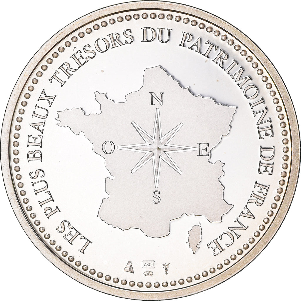 France, Medal, Le Mont Saint-Michel, Arts & Culture, MS(65-70), Silver