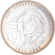Germany, 10 Euro, Franz Listz, 2011, Karlsruhe, MS(65-70), Silver, KM:295