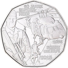 Austria, 5 Euro, Bundesheer, 2015, Vienna, MS(65-70), Silver
