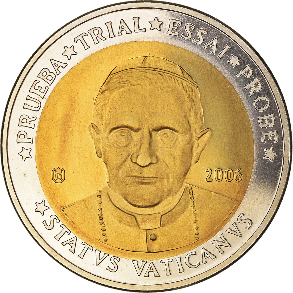 Vaticano, medalha, 10 Euro Essai du Vatican, 2006, unofficial private coin