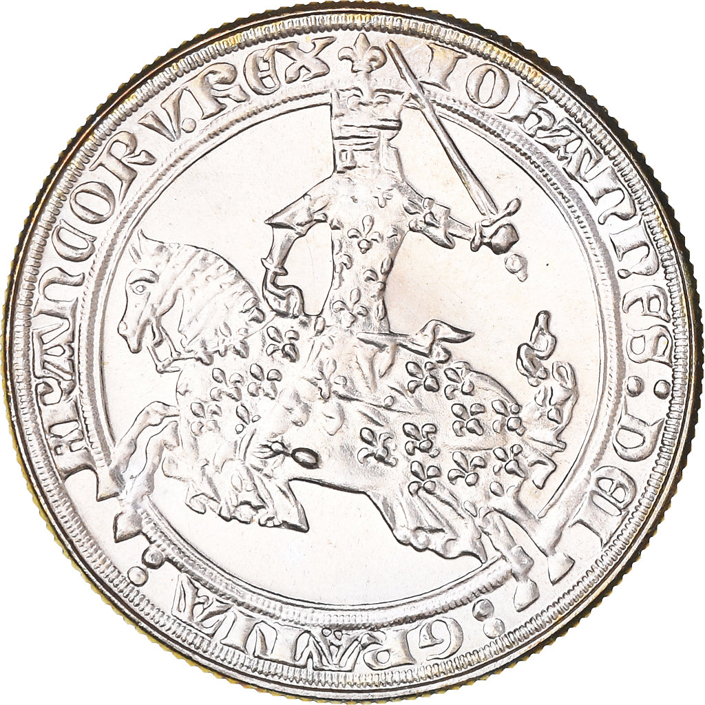 Francia, medalla, Reproduction du Franc à Cheval, Jean II le Bon, History