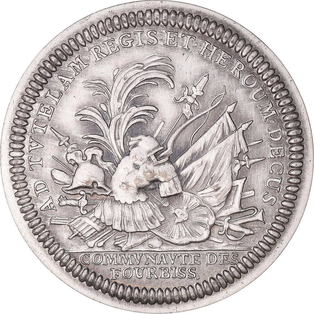 France, Token, Royal, Communauté des fourbisseurs d'armes, MS(63), Silver
