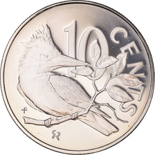 Coin, BRITISH VIRGIN ISLANDS, 10 Cents, 1974, Franklin Mint, Proof, MS(65-70)