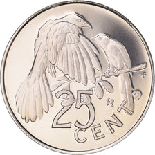 Coin, BRITISH VIRGIN ISLANDS, 25 Cents, 1974, Franklin Mint, Proof, MS(65-70)