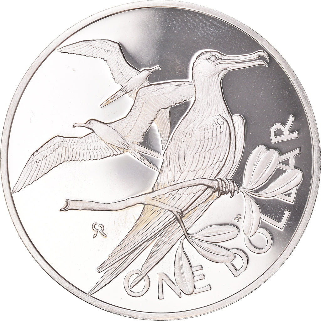 Coin, BRITISH VIRGIN ISLANDS, Elizabeth II, Dollar, 1974, Franklin Mint, U.S.A.