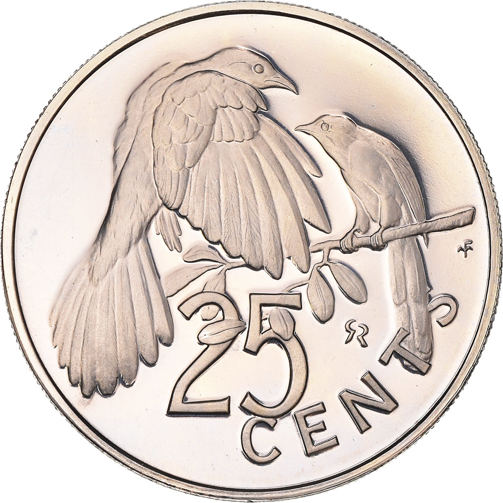 Coin, BRITISH VIRGIN ISLANDS, Elizabeth II, 25 Cents, 1973, Franklin Mint