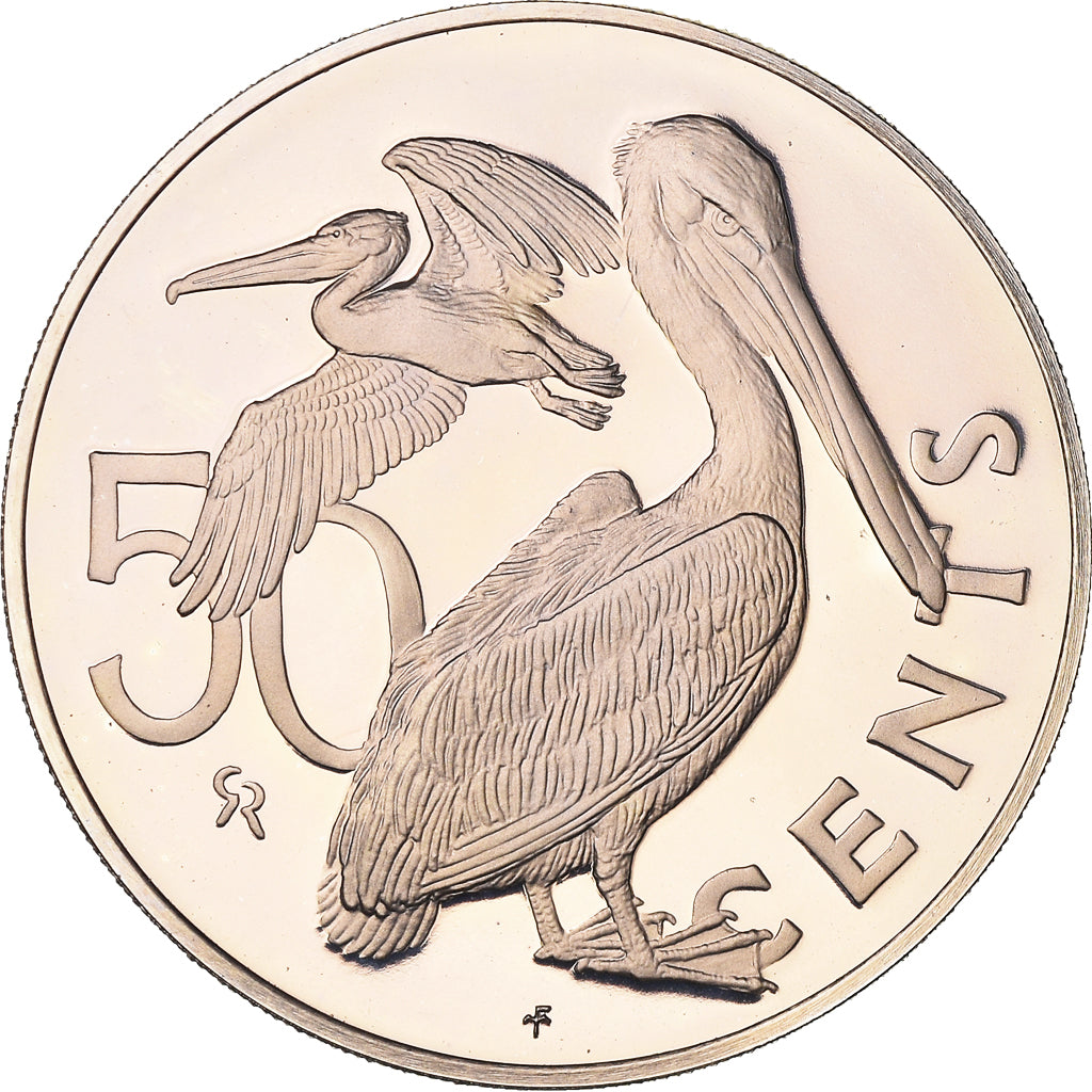 Coin, BRITISH VIRGIN ISLANDS, Elizabeth II, 50 Cents, 1973, Franklin Mint