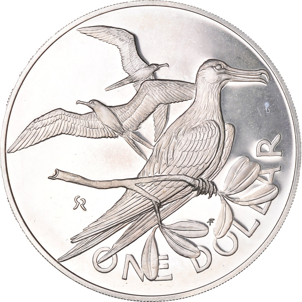 Coin, BRITISH VIRGIN ISLANDS, Elizabeth II, Dollar, 1973, Franklin Mint, U.S.A.