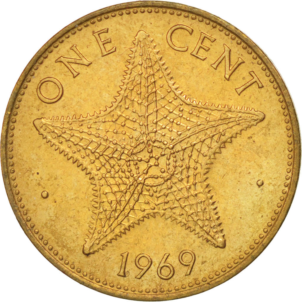Bahamas, Elizabeth II, Cent, 1969, SPL, Nichel-ottone, KM:2