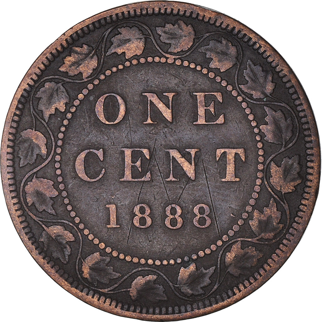 Coin, Canada, Victoria, Cent, 1888, Royal Canadian Mint, Ottawa, VF(30-35)