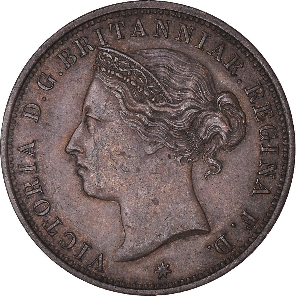 Monnaie, Jersey, Victoria, 1/12 Shilling, 1881, TTB+, Bronze, KM:8