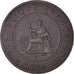 Coin, FRENCH INDO-CHINA, Cent, 1888, Paris, EF(40-45), Bronze, KM:1, Lecompte:40