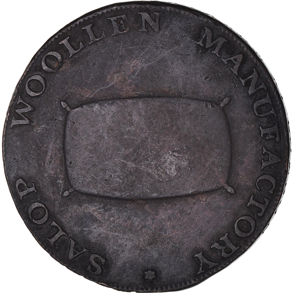 Moneta, Gran Bretagna, Shropshire, Halfpenny Token, 1794, Shrewsbury, MB+, Rame