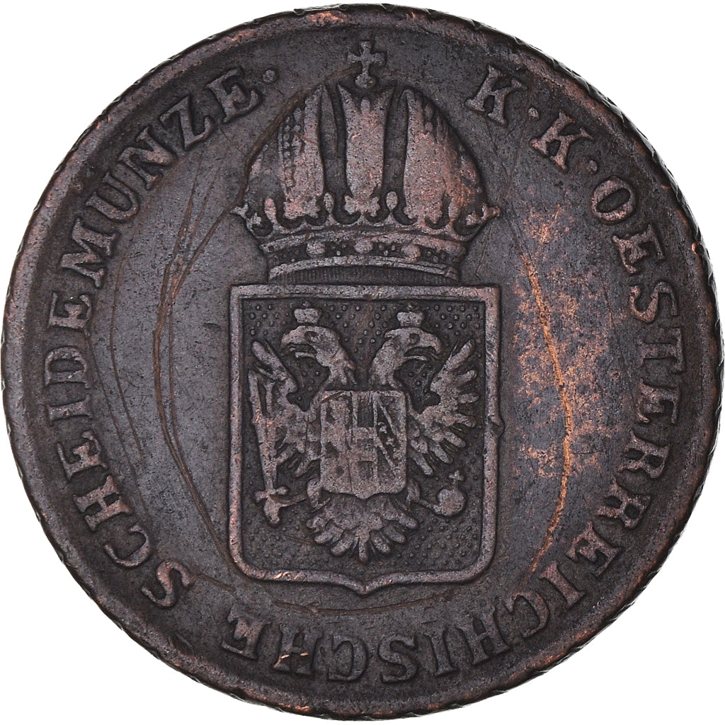Münze, Österreich, Franz II (I), Kreuzer, 1816, S+, Kupfer, KM:2113