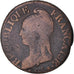 Coin, France, Dupré, 5 Centimes, AN 8, Metz, VF(20-25), Bronze, KM:640.2