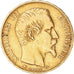 Moneta, Francia, Napoleon III, Napoléon III, 20 Francs, 1855, Lyon, MB+, Oro