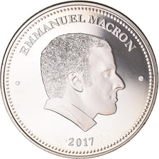 França, medalha, Emmanuel Macron, Président de la République, Políticas